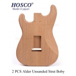 HOSCO 2 PCS Alder Strat Rosewood Guitar Kit